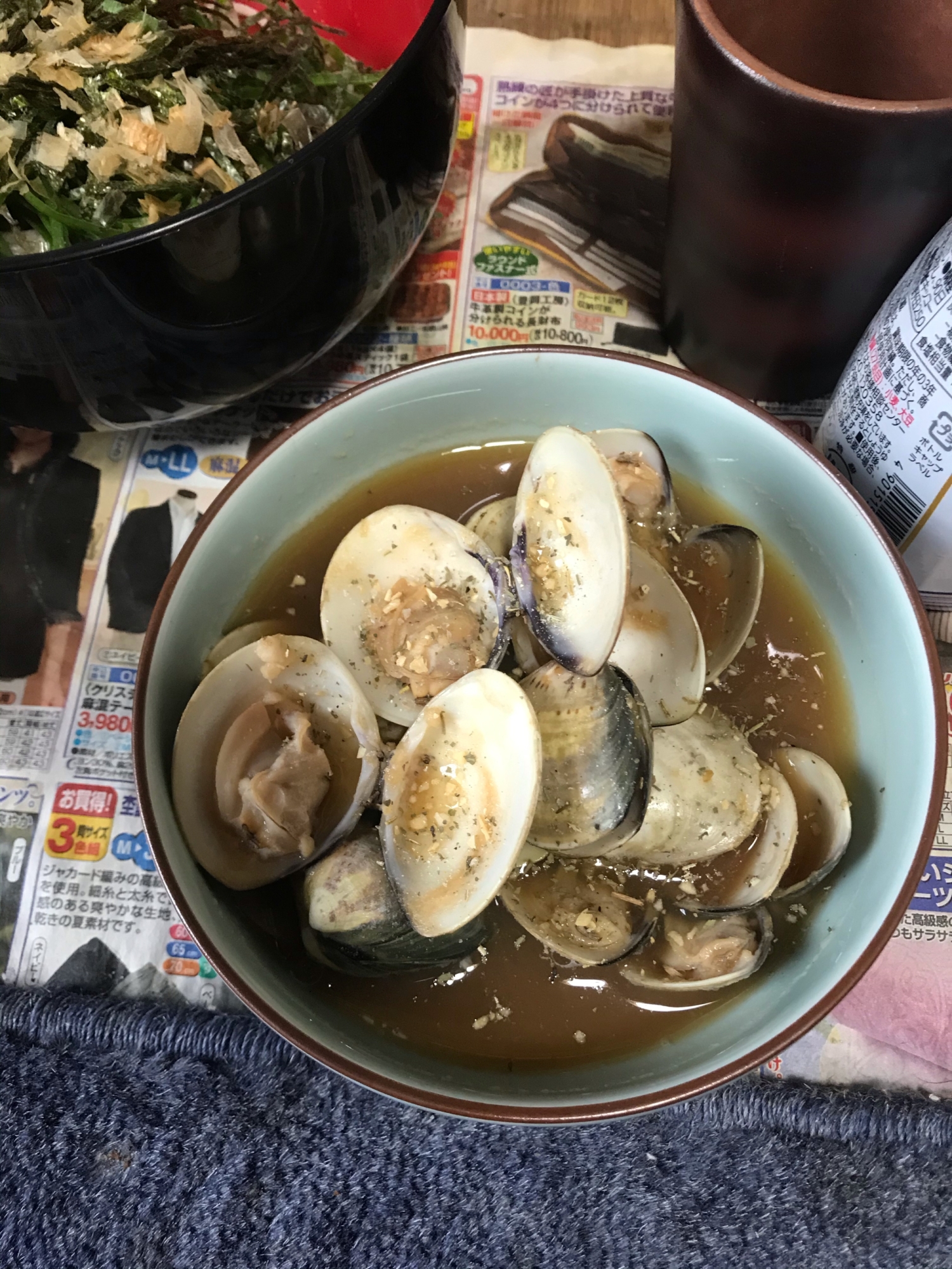 アサリの酢酒蒸し