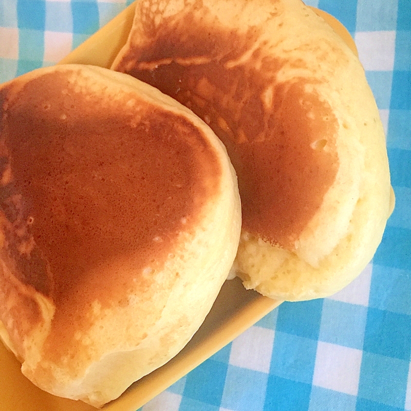 豆腐とヨーグルトで！ホットケーキ♡