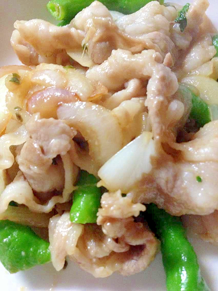 豚肉の白みそ炒め