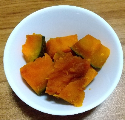 冷凍かぼちゃとレンジで簡単♪かぼちゃの煮物