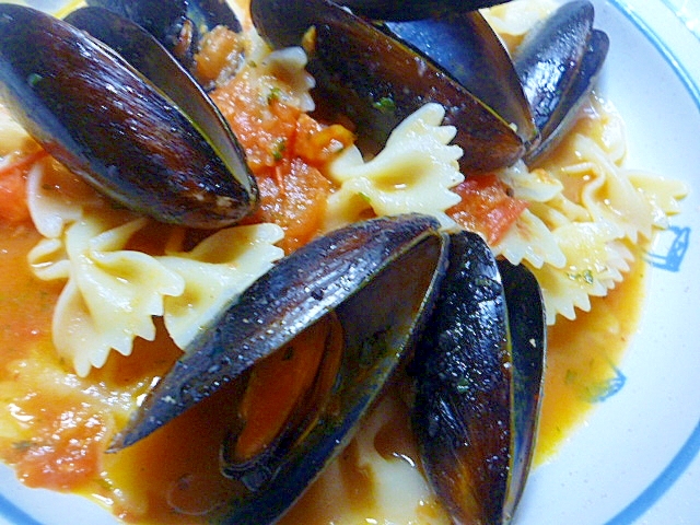 ムール貝とトマトのスープパスタ レシピ 作り方 By fairy tale 楽天レシピ ムール貝とトマトのスープパスタ レシピ 作り方 By fairy tale 楽天レシピ