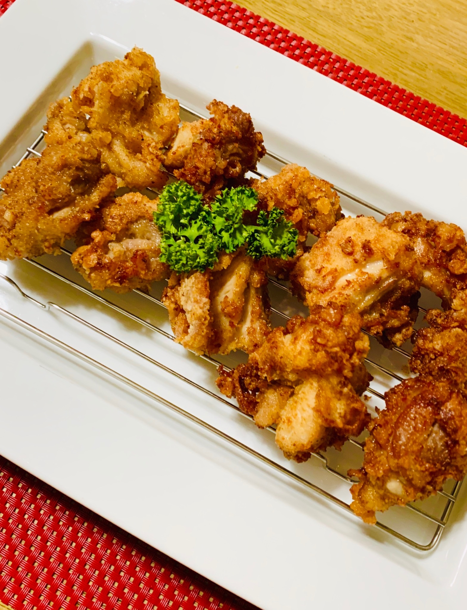 低温で揚げるカラッと唐揚げ レシピ 作り方 By Usacoco 楽天レシピ