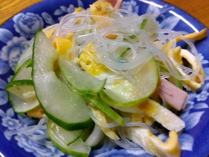 お酢がたっぷりとれる！春雨ときゅうりの酢の物