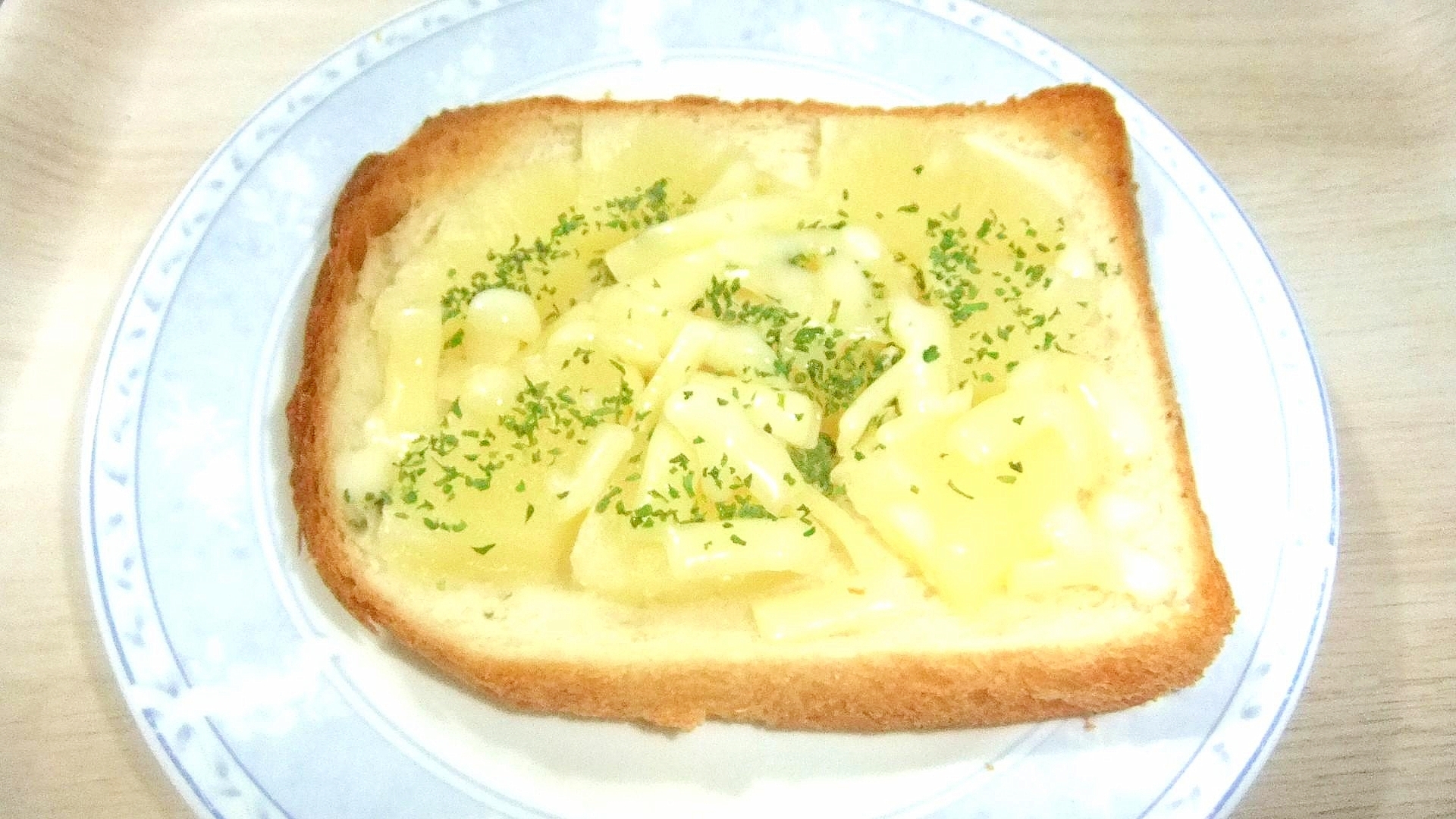 リンゴチーズトースト