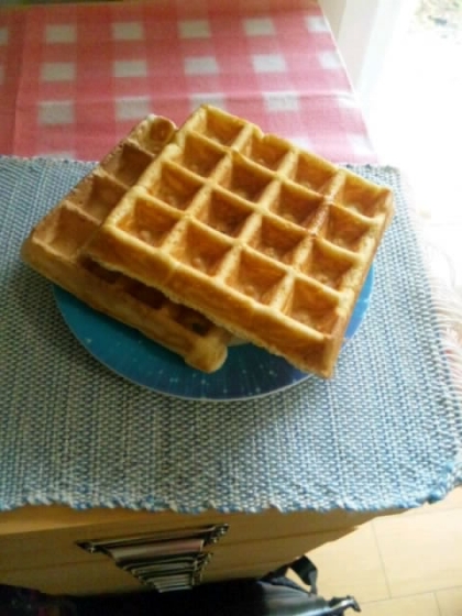 今日は朝から焼きました
急いでいたのでちょっとさくさく感が物足りなくなってしまいましたが‥
美味しかったです