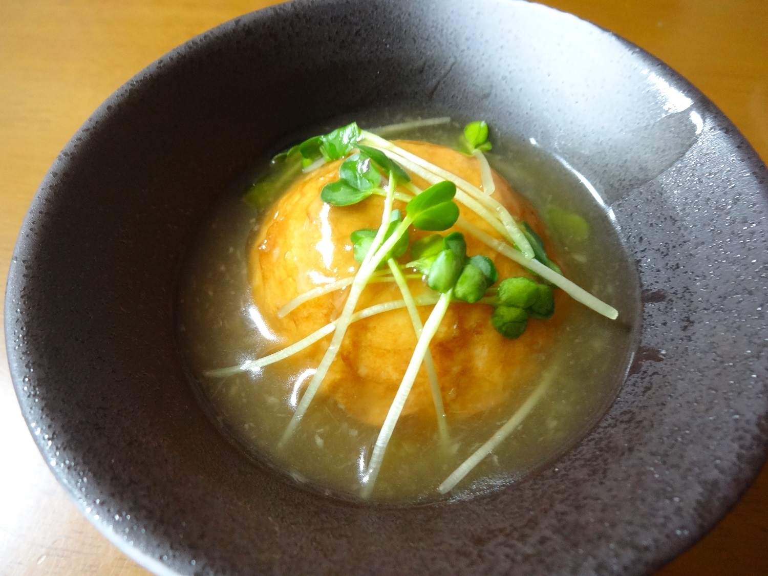 簡単にもう一品!魚河岸あげの生姜あんかけ