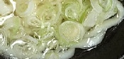 長ネギのレモンうどん