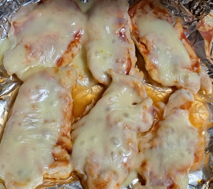 ササミのチーズ焼き♡トースターで簡単♡低糖質低脂質