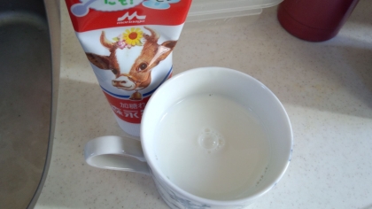 ホット練乳ミルク
