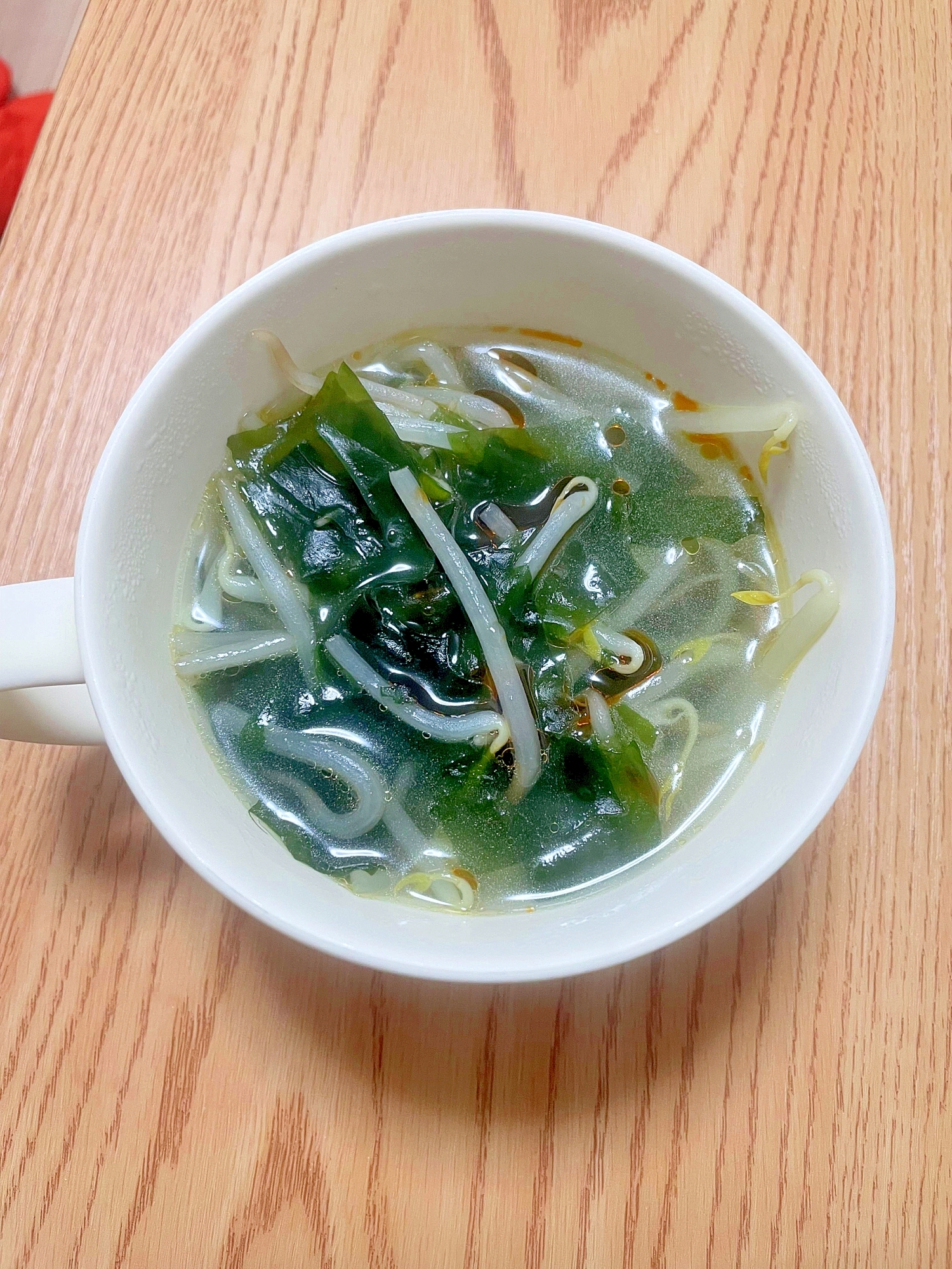【時短】もやしとワカメのスープ