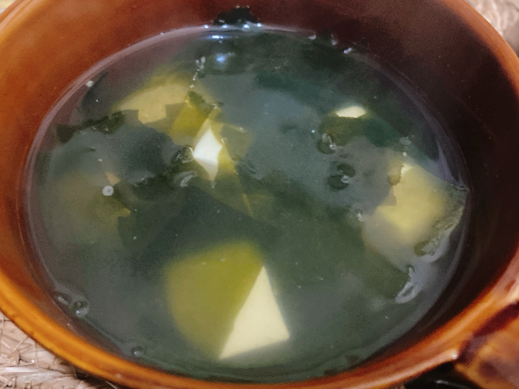 ♢豆腐とわかめのすまし汁♢