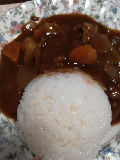 豚肉でハヤシライス