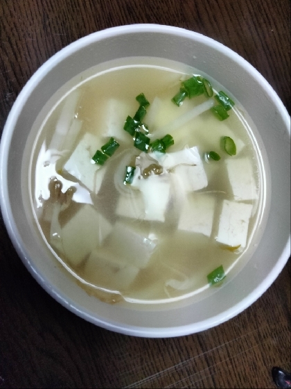 ♢豆腐と白菜のお味噌汁♢