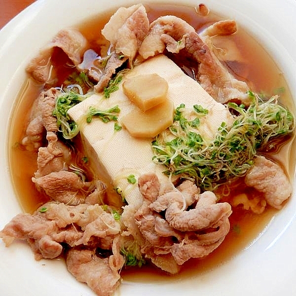 まな板なし❤肉豆腐♪（ブロコスプラウト、代用可）