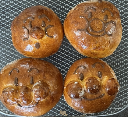 過去一美味しいアンパンマンができました！家族にも好評で、お店が出せると言われました。ありがとうございます！！