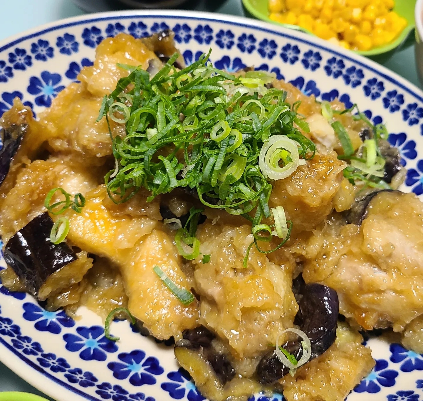 鶏と茄子のみぞれ煮