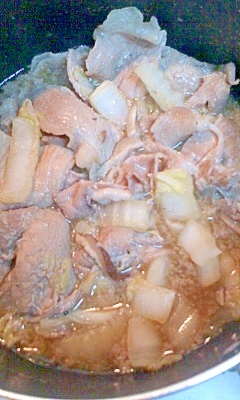 豚肉と白菜の和風煮
