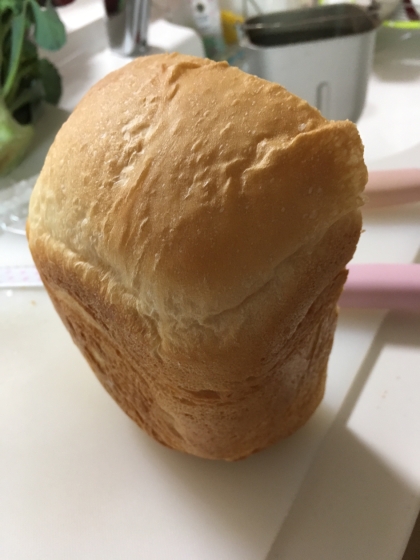 とてもふわふわな食パンが出来ました(*^^*)ごちそうさまでした