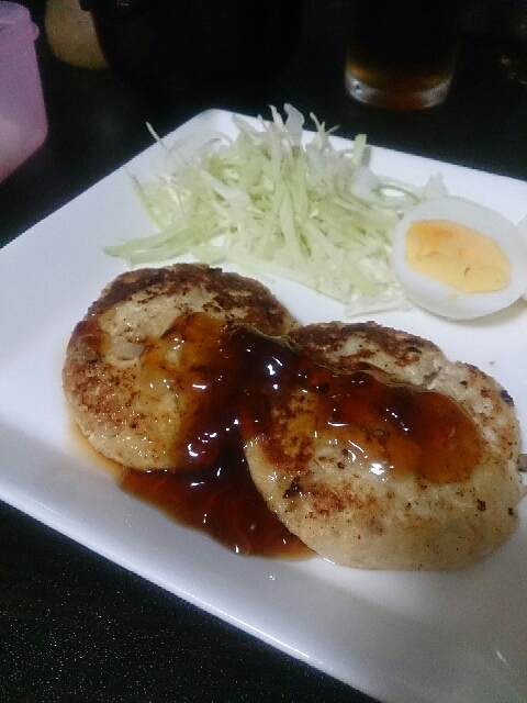 お財布に優しい♡お豆腐ハンバーグ