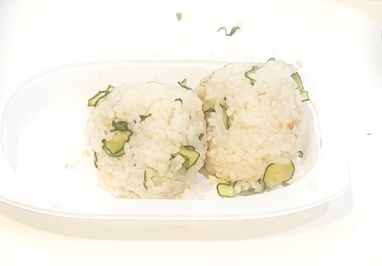 薬味きゅうりのおにぎり