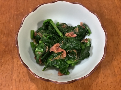 電子レンジで☆小松菜梅・おかか和え