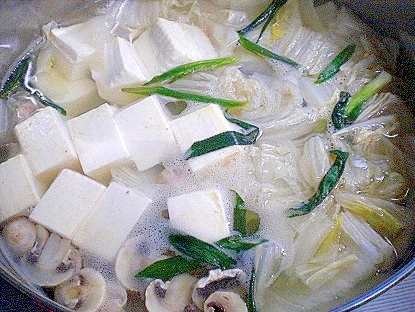 「白菜と豆腐の煮物」　　♪♪