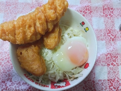 冷凍からあげを使って簡単に☆からあげ丼♪