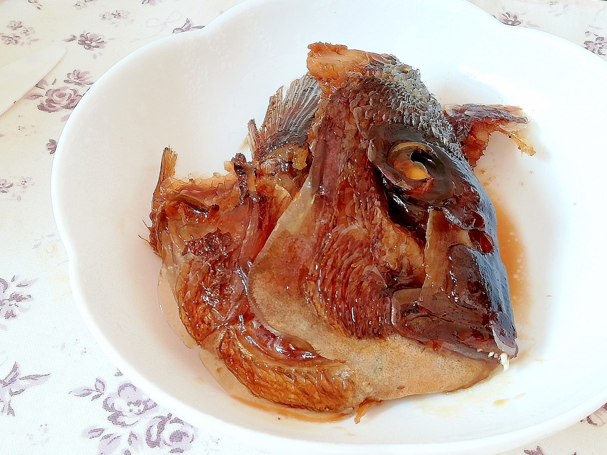 アラで美味しく節約 鯛の兜煮 レシピ 作り方 By かっぺ4217 楽天レシピ