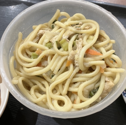 味噌うどん焼き！