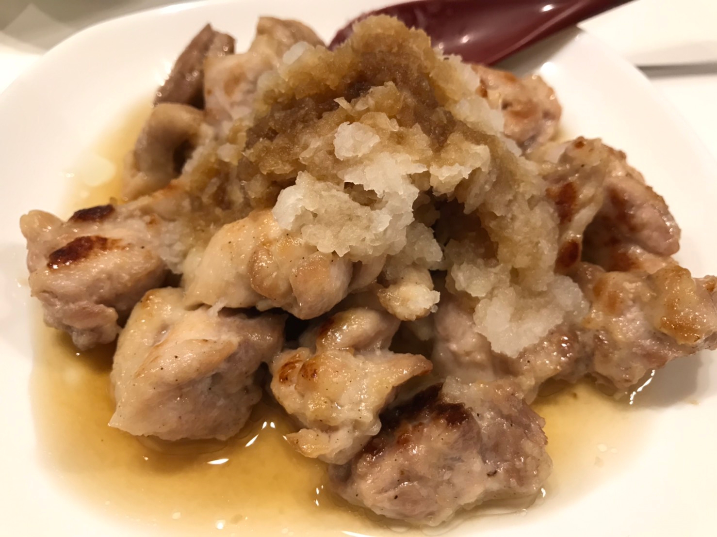 鶏肉のおろしポン酢かけ