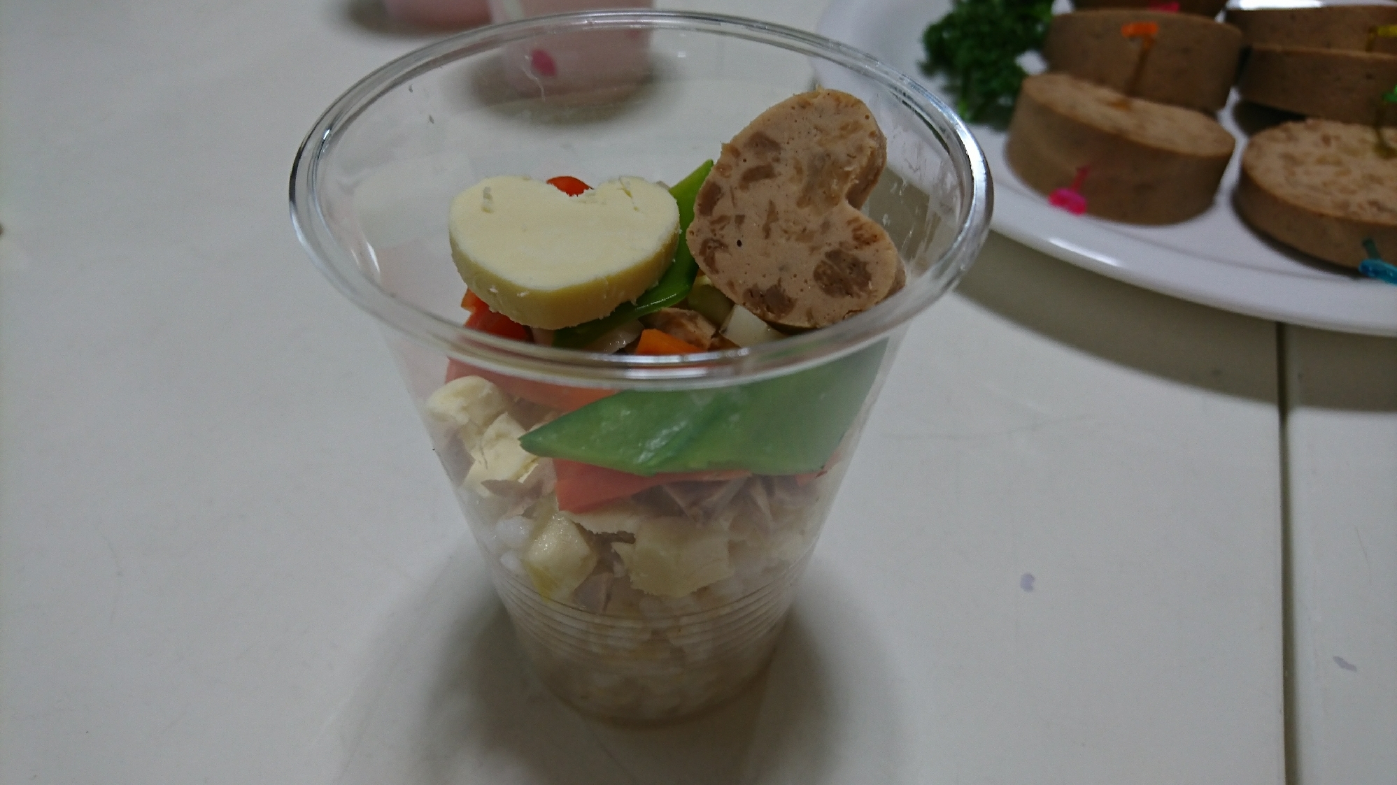 カップちらし寿司・茹で野菜のマリネリメイク