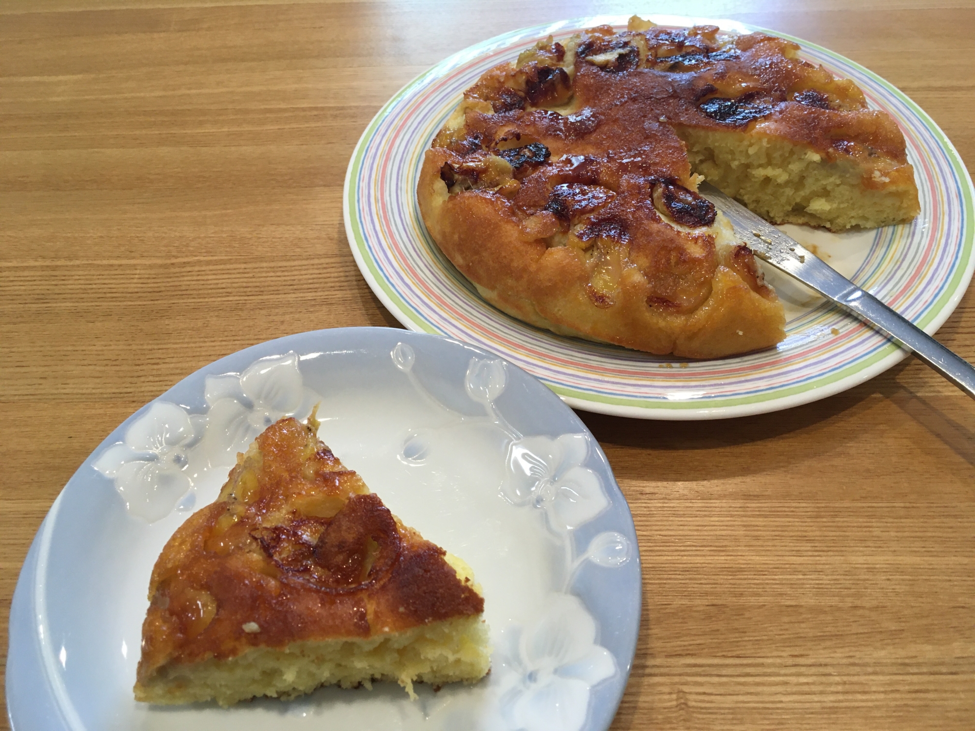 ホットケーキミックス使用 フライパンでバナナケーキ レシピ 作り方 By りんこみち 楽天レシピ