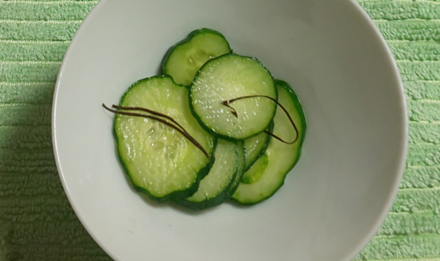 きゅうりと昆布の漬け物