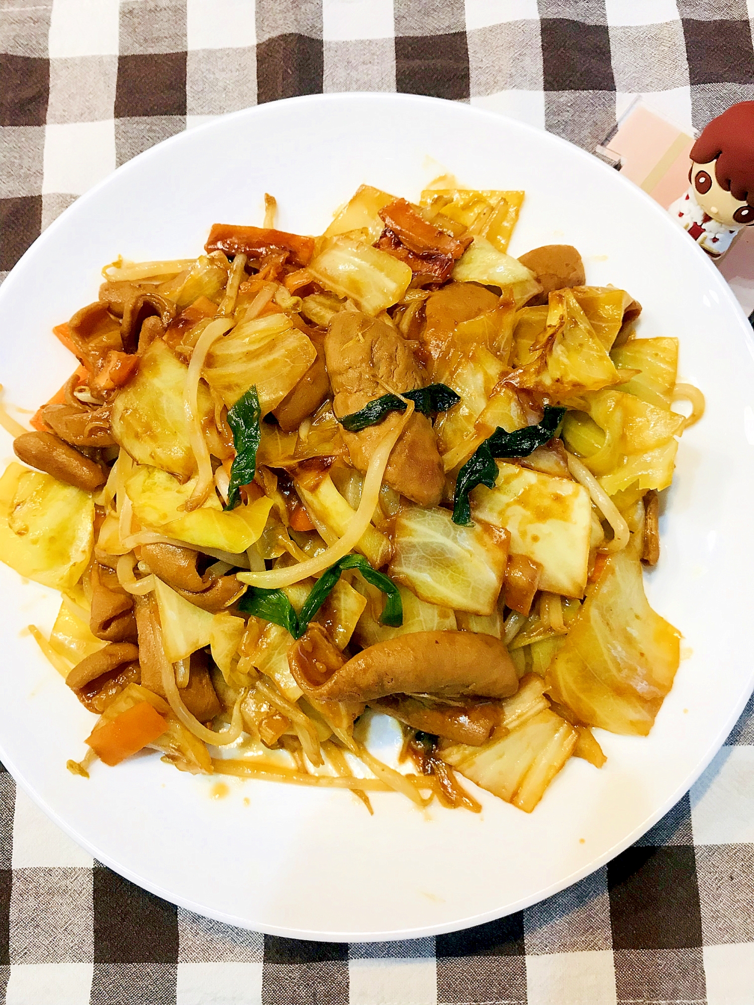 野菜たっぷり！白ご飯がススムこてっちゃん味噌炒め レシピ・作り方 by  