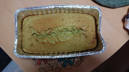 HMで作る、抹茶のパウンドケーキ