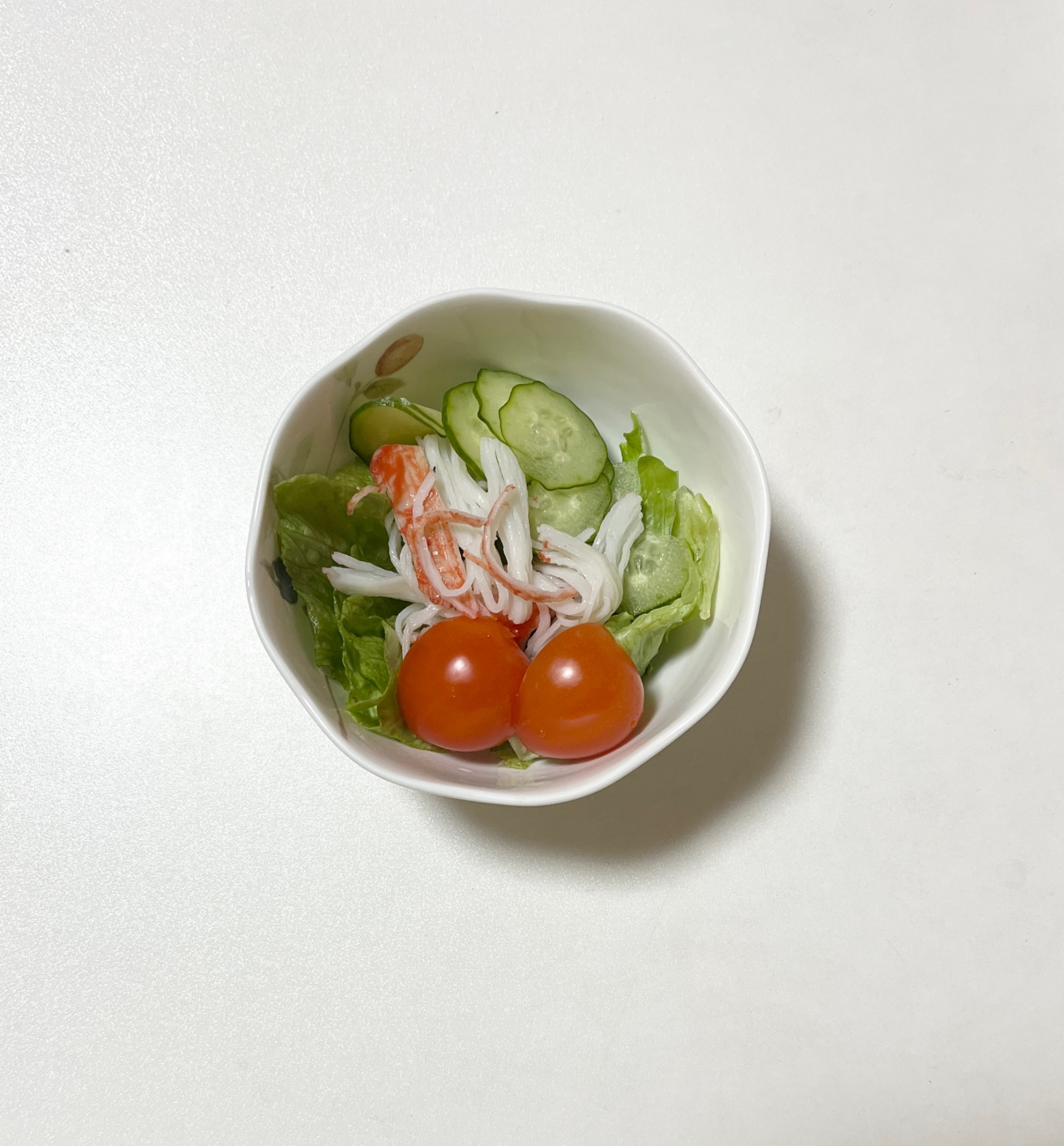 ランチ☆カニカマサラダ