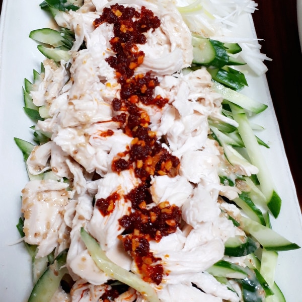 ごまドレッシングで簡単バンバンジー レシピ 作り方 By Iosae 楽天レシピ ごまドレッシングで簡単バンバンジー レシピ 作り方 By Iosae 楽天レシピ