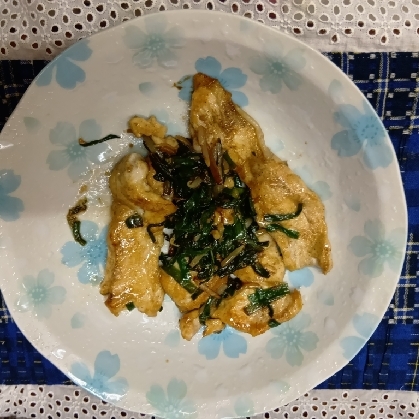 シャキシャキもやし＆にらの炒め物