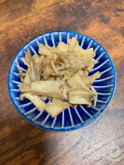 えりんぎとシイタケのおかか煮