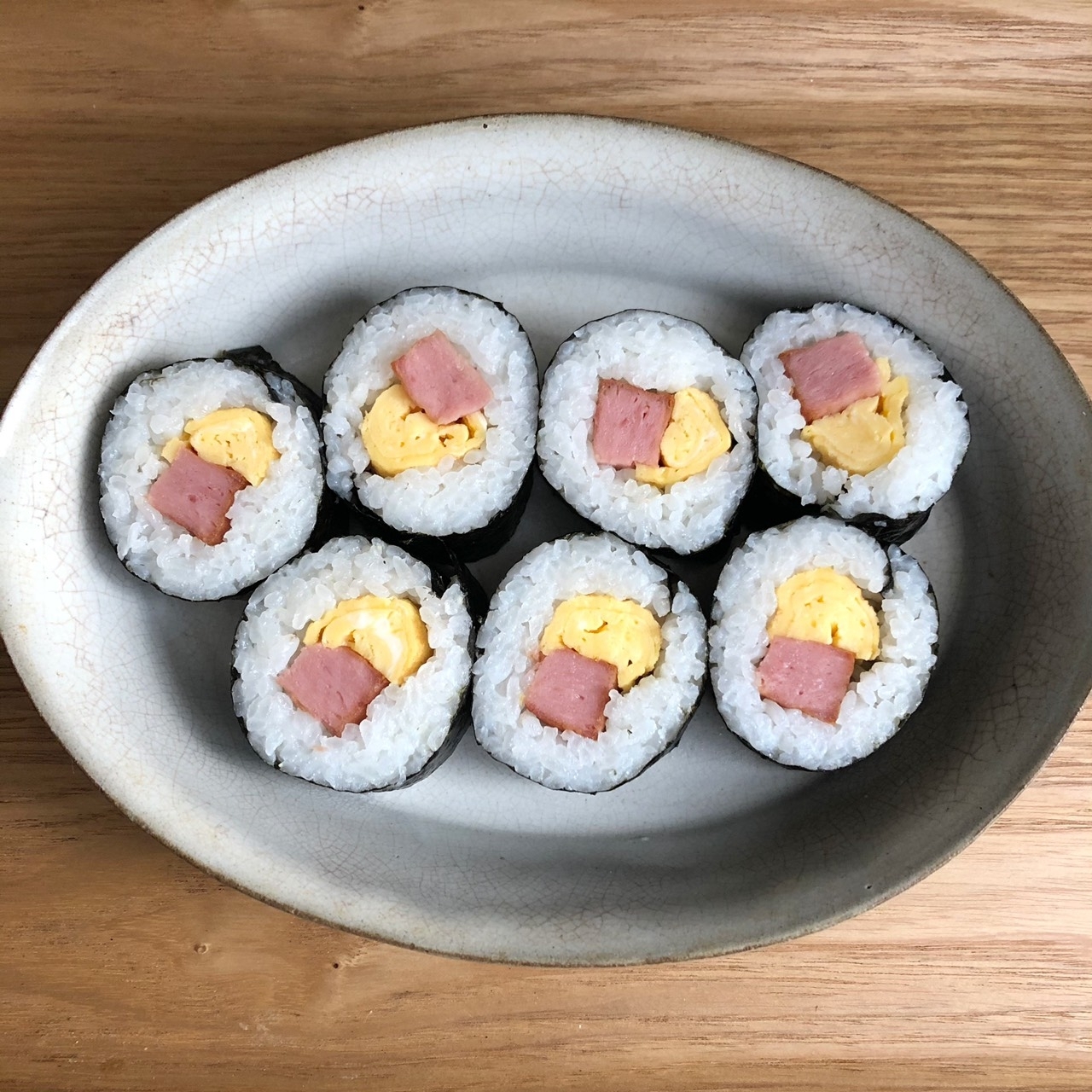 スパムのり巻き レシピ 作り方 By ハソニ 楽天レシピ