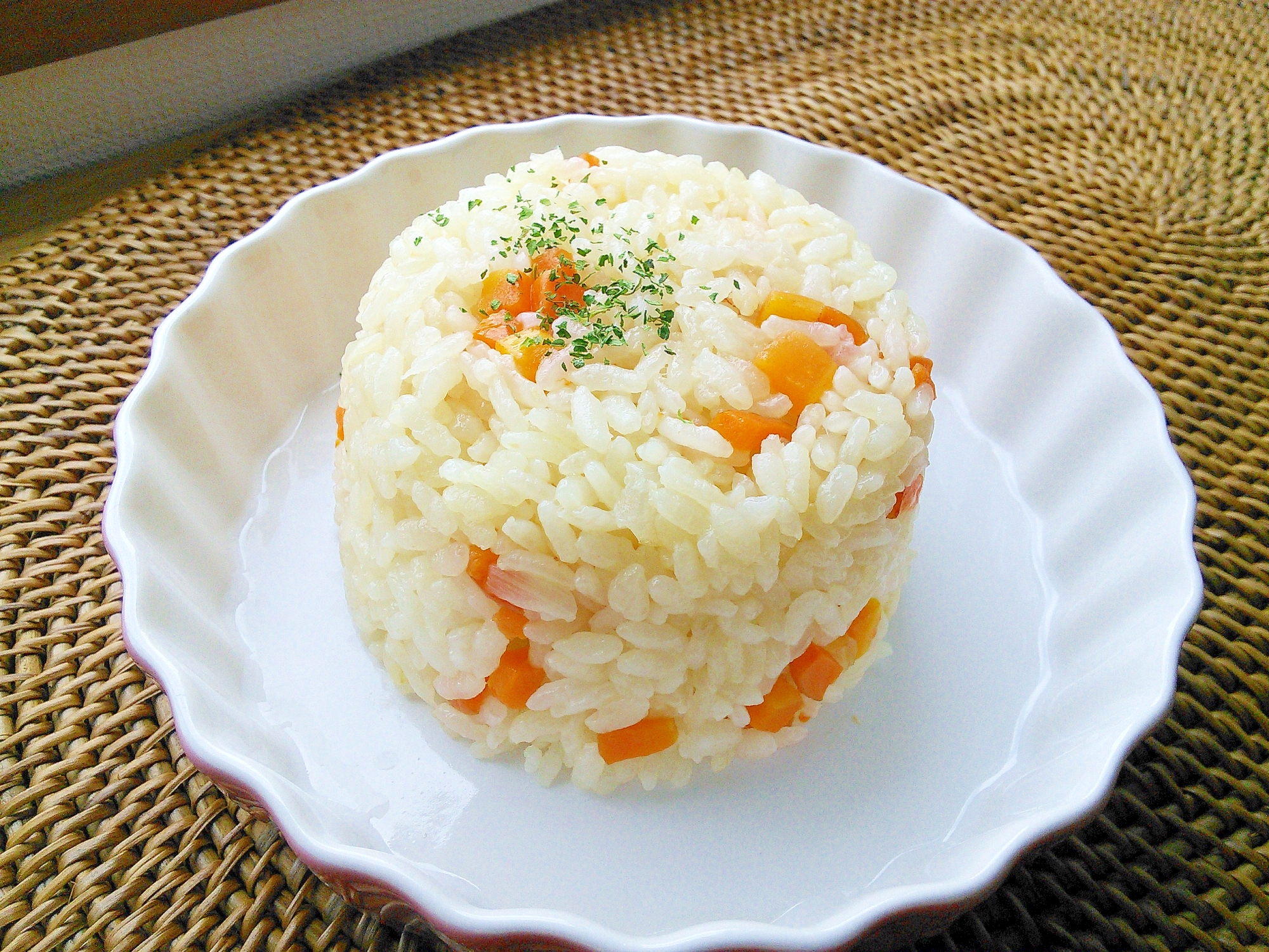 人参のブイヨンご飯♪節約生活中