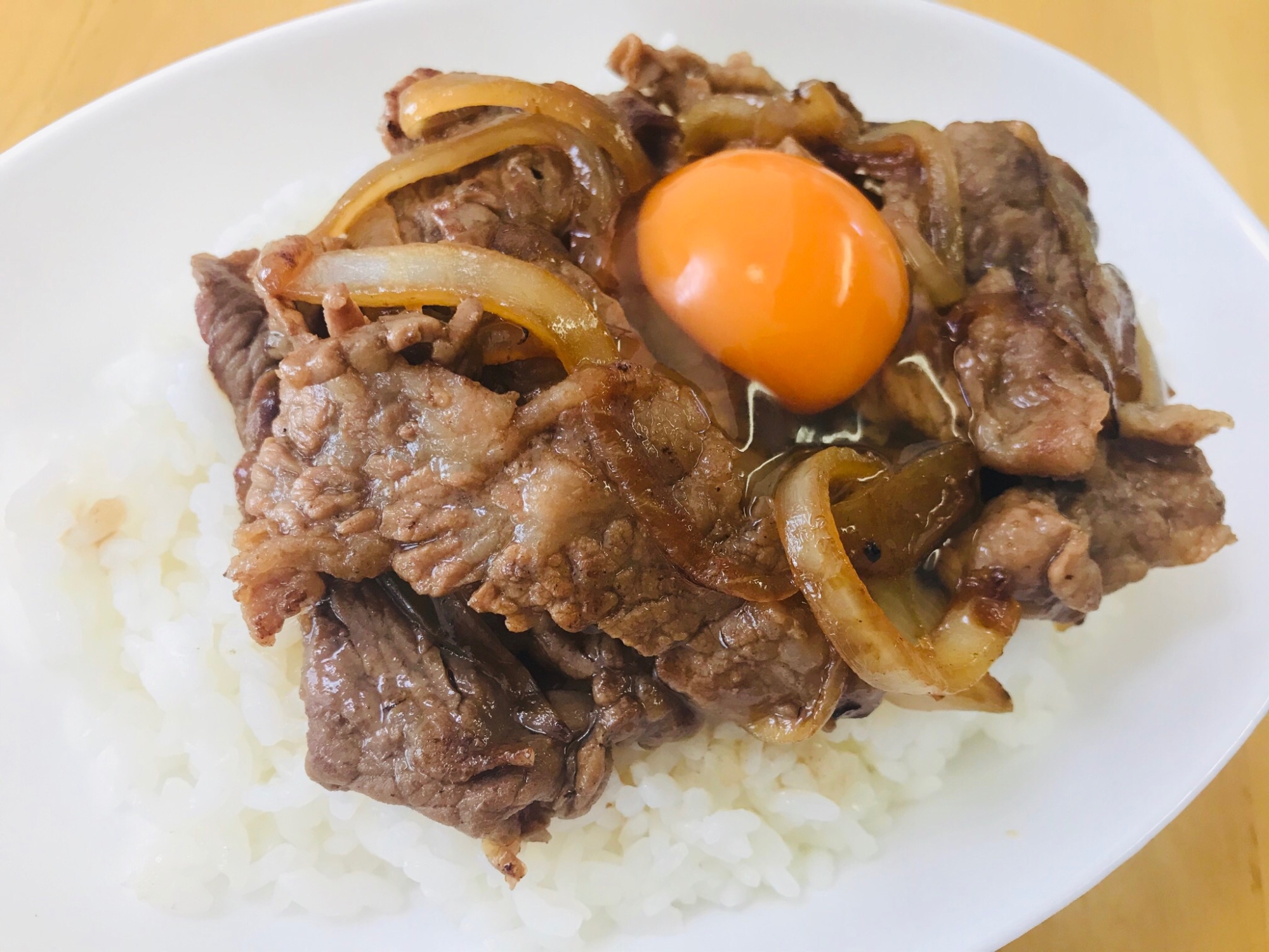 すき焼きのタレで！牛丼☆