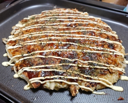 ツナとキャベツのお好み焼きレシピ