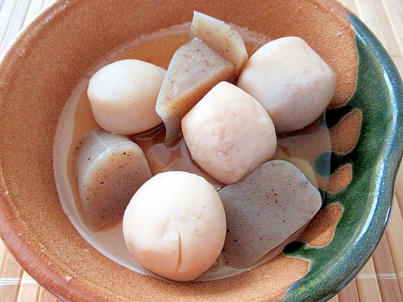 里芋とこんにゃくの煮物