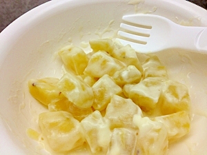 1歳児のオヤツに さつまいものクリームチーズあえ レシピ 作り方 By Dama Espresso 楽天レシピ 1歳児のオヤツに さつまいものクリームチーズあえ レシピ 作り方 By Dama Espresso 楽天レシピ