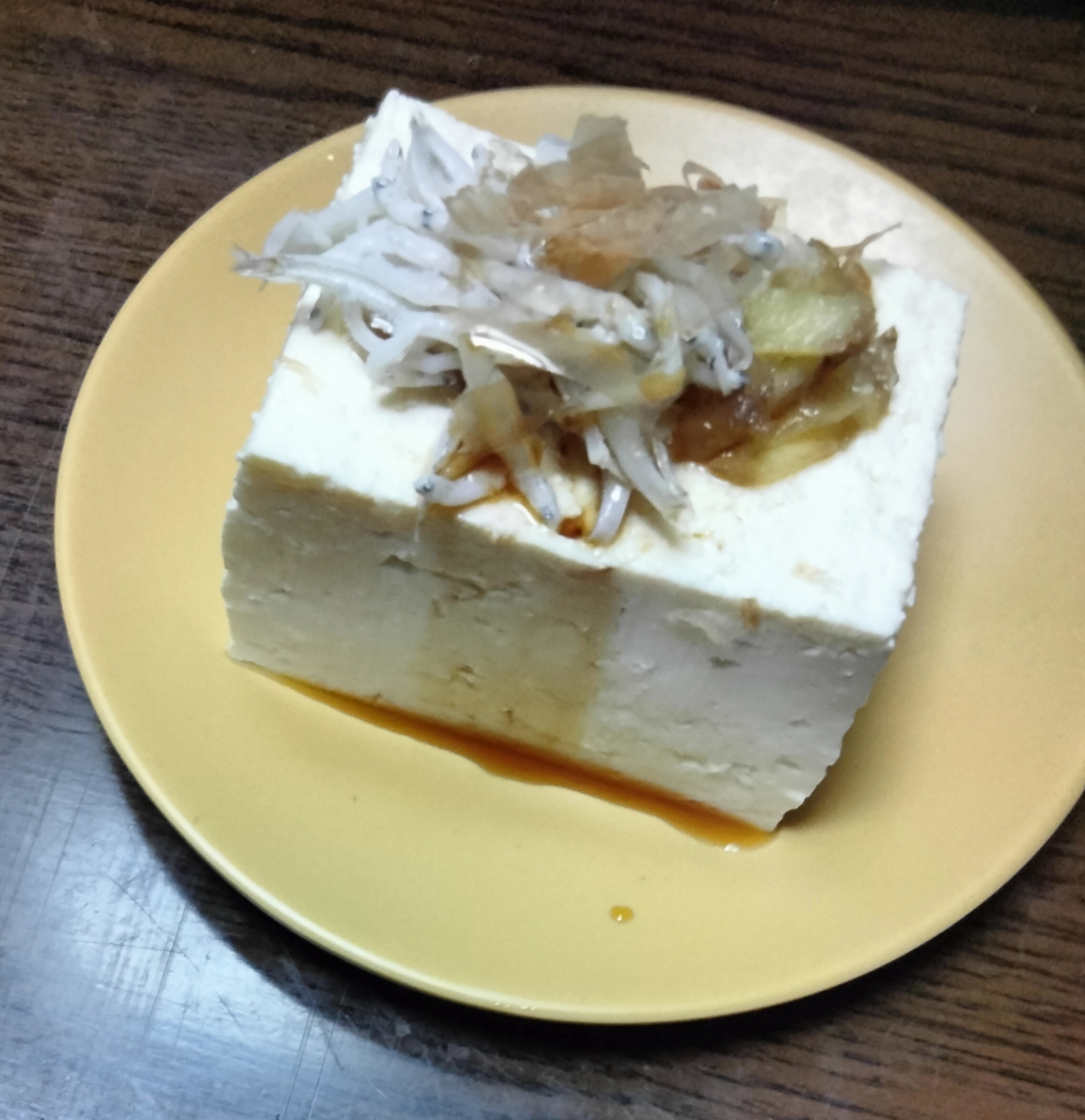 冷奴アレンジ 土生姜&しらす