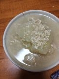 久しぶりに冬瓜を煮ました。おいしかったです。