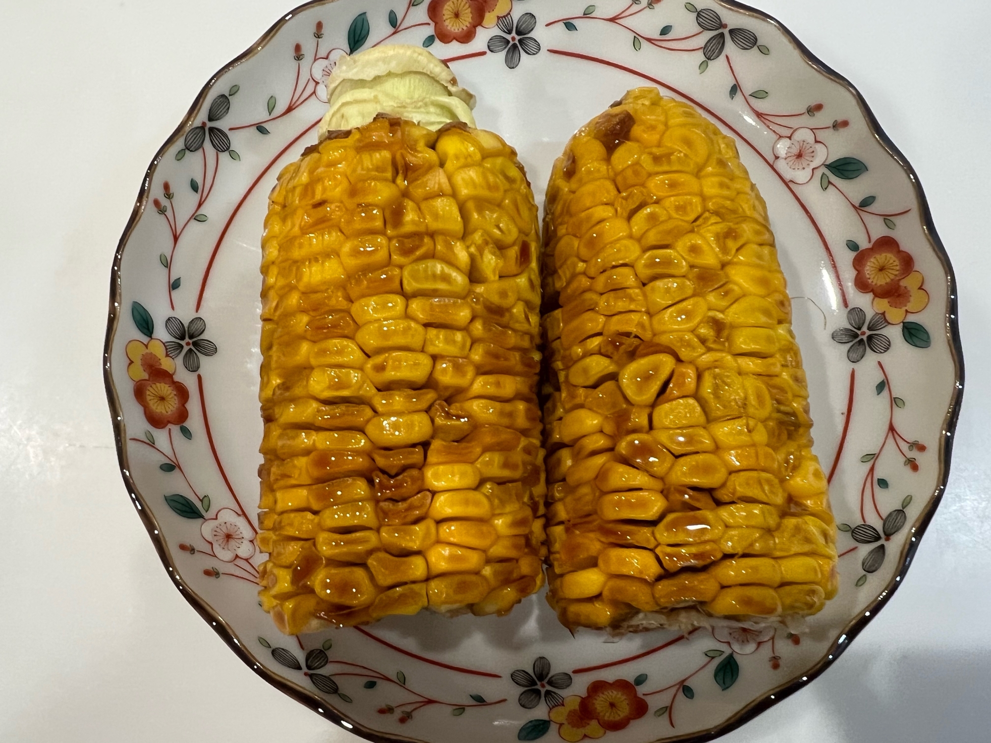 屋台の焼きとうもろこし