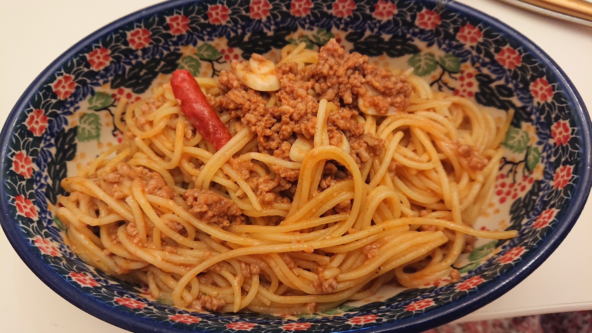 ひき肉で美味しく⭐アラビアータ風