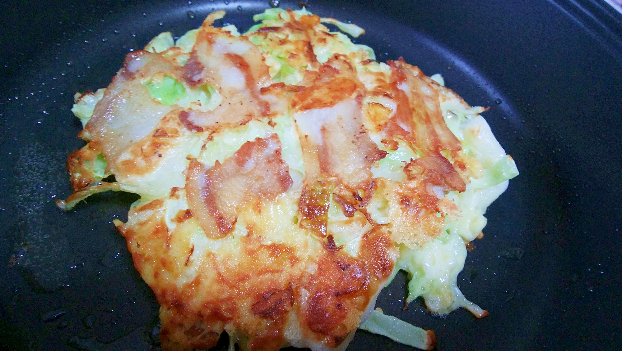 【豚餅チーズ】豚玉お好み焼き餅チーズ入り